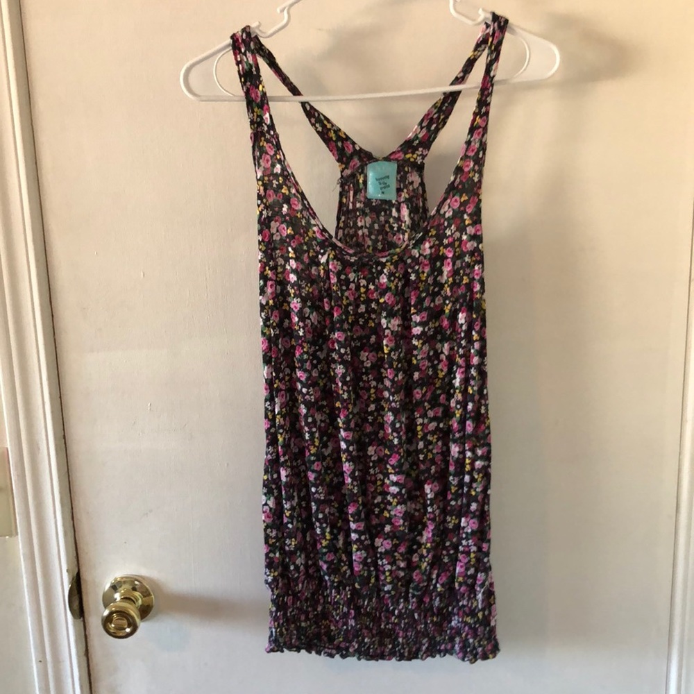 Floral tank top